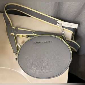 Marc Jacobs Oval Crossbody Bag Rock Grey Multi NWT Retail $325